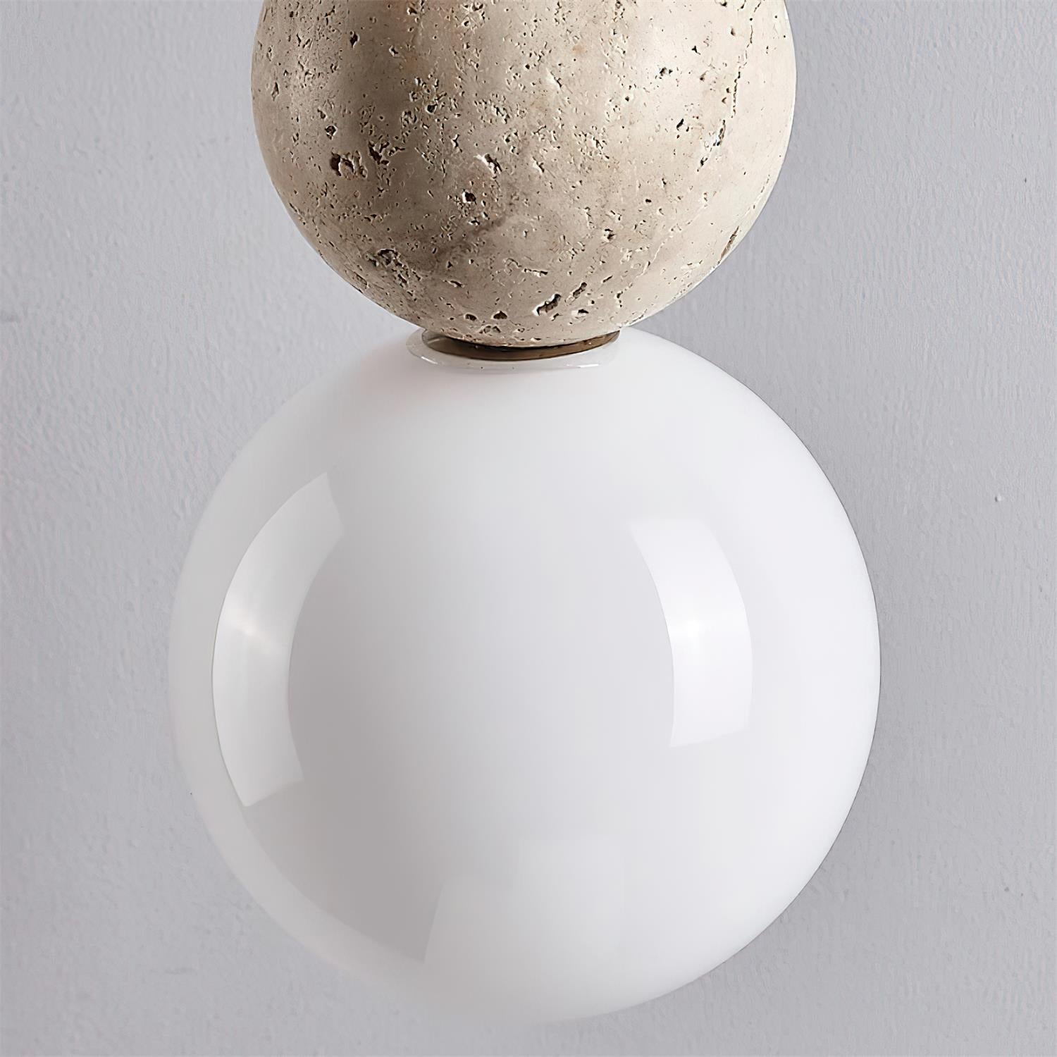 Ball Travertine Pendant Lamp - Neutralighting