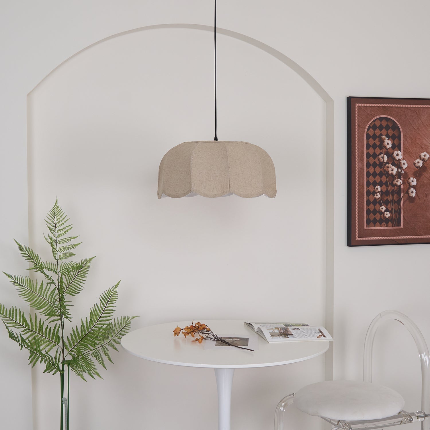 Sora Banana Leaf Pendant Light