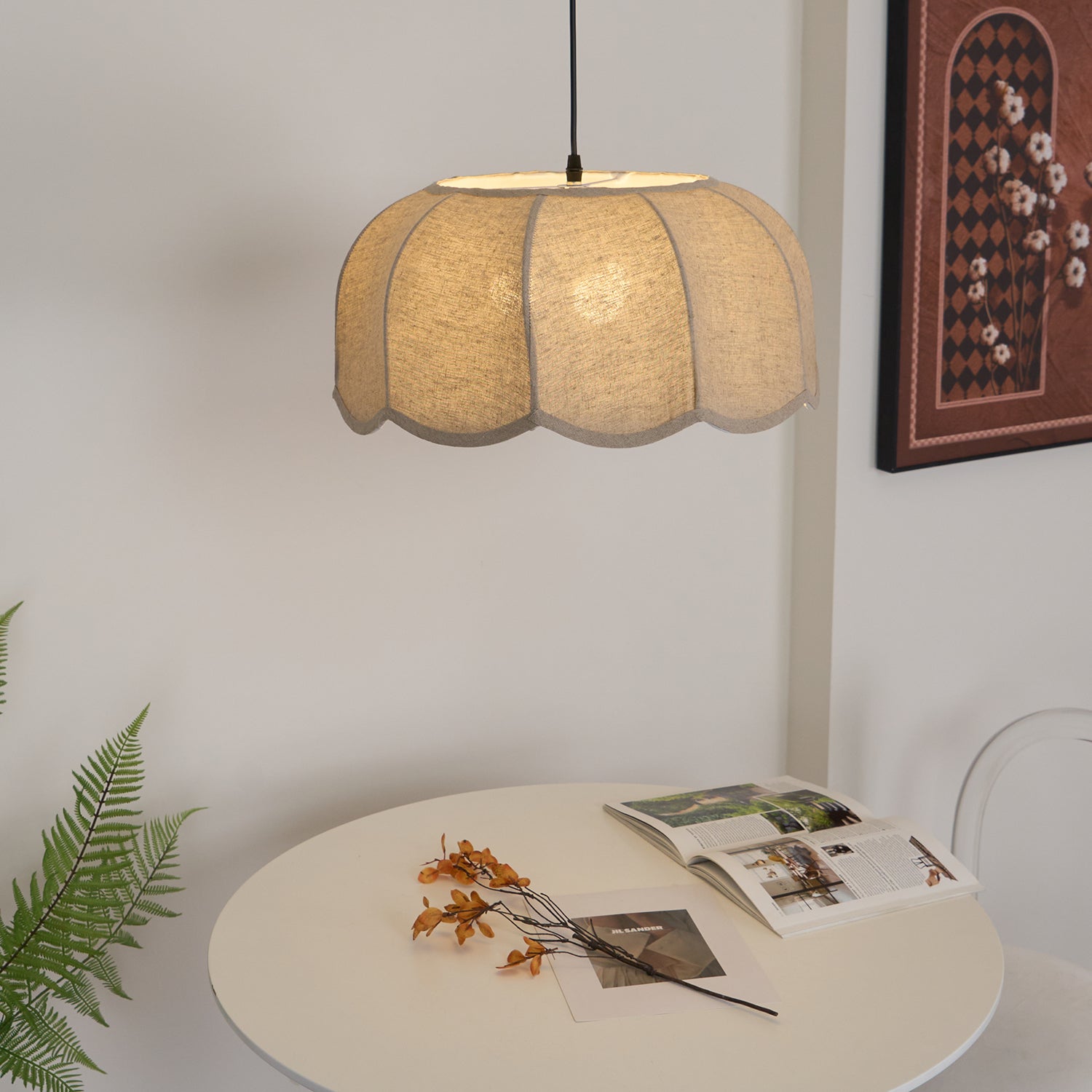 Sora Banana Leaf Pendant Light