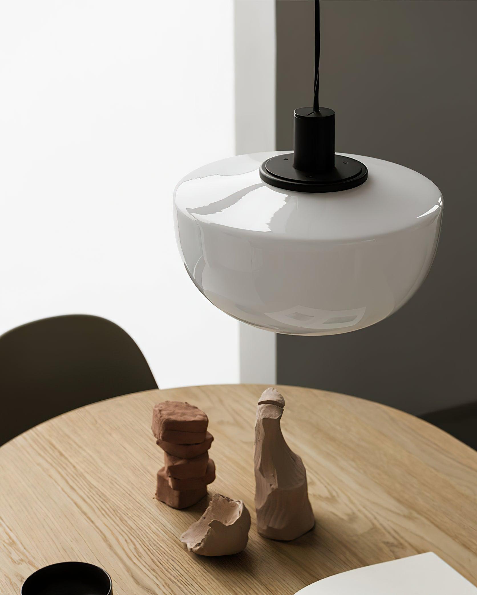 Pendant Lamp Glass Dome Metal Mount Minimalist Relax - Neutralighting
