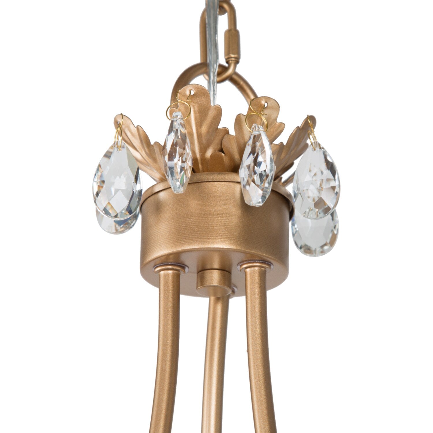 Yrvuvyh Vintage Industrial Luxury Brass Crystal Chandelier - Neutralighting