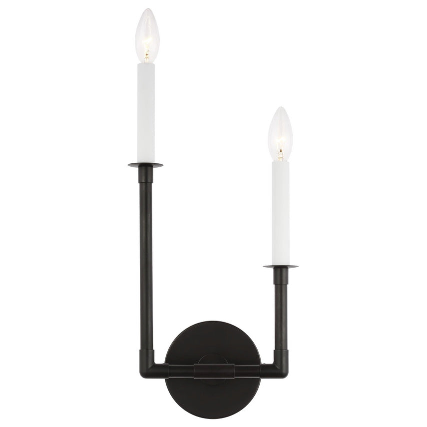 Alvuvyh Modern Minimalist Black Metal Wall Lamp - Neutralighting