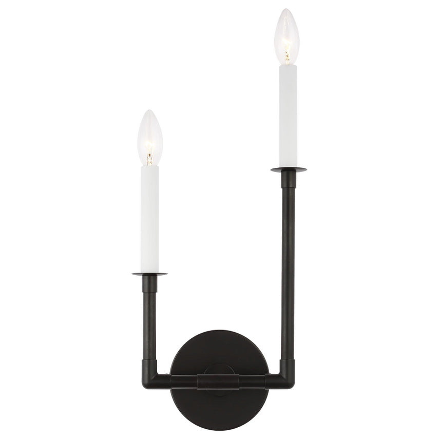 Alvuvyh Modern Minimalist Black Metal Wall Lamp - Neutralighting