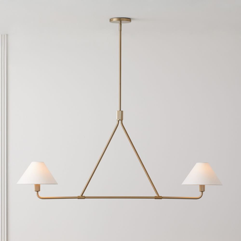 Ornuvyh Vintage Industrial Metal Fabric Chandelier - Neutralighting