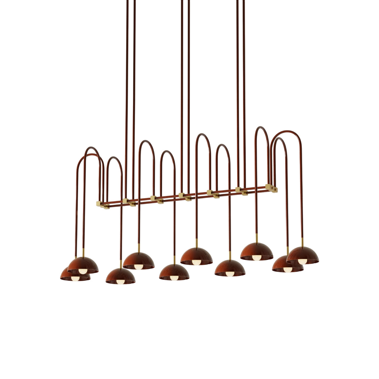 Blikuvyh Vintage Industrial Atelier Brass Metal Chandelier - Neutralighting
