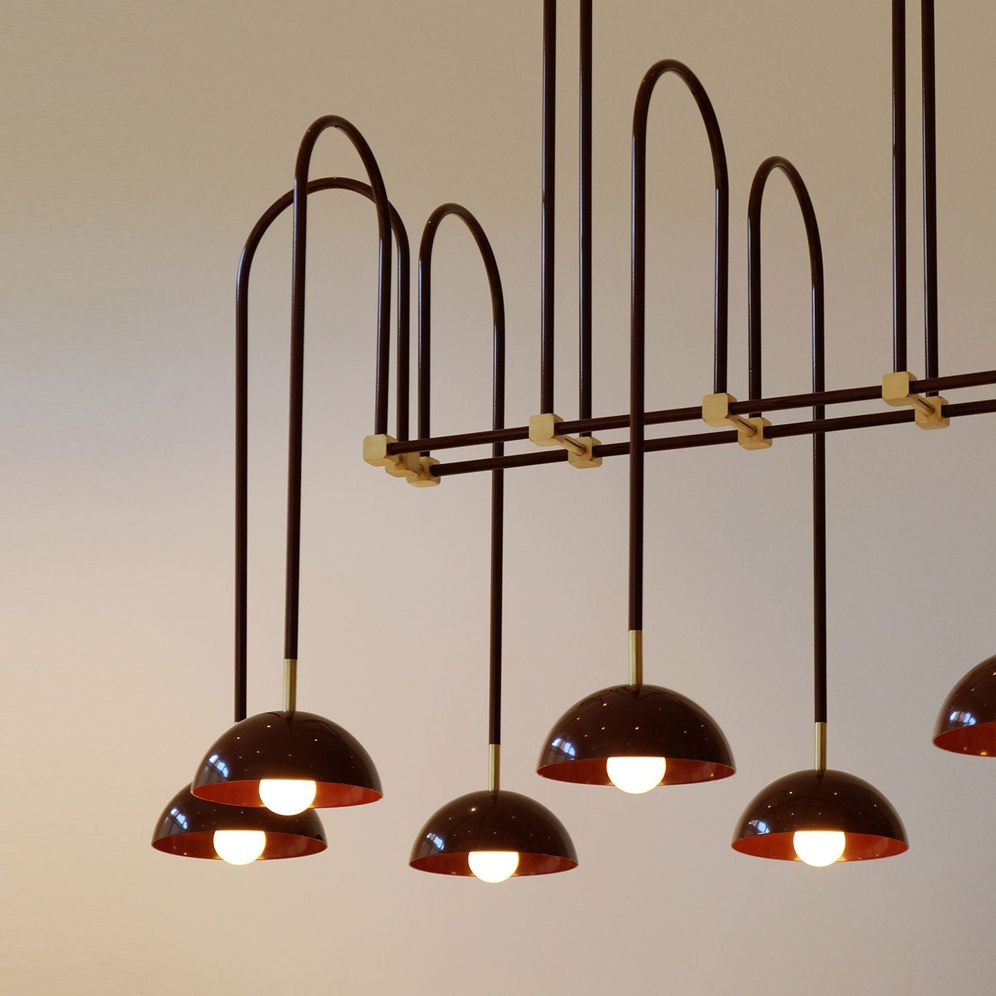 Blikuvyh Vintage Industrial Atelier Brass Metal Chandelier - Neutralighting