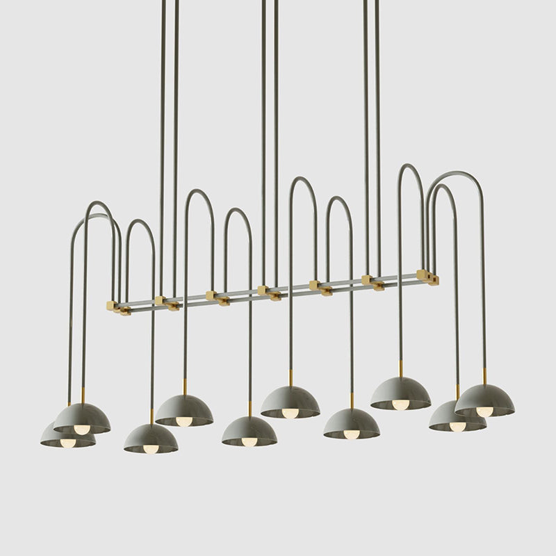 Blikuvyh Vintage Industrial Atelier Brass Metal Chandelier - Neutralighting