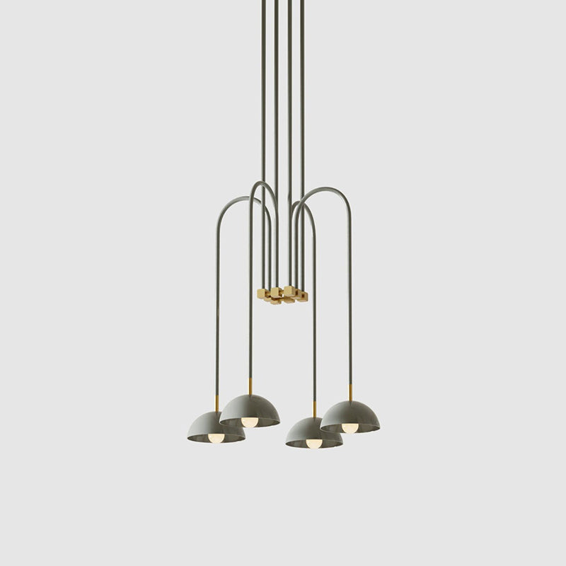 Blikuvyh Vintage Industrial Atelier Brass Metal Chandelier - Neutralighting