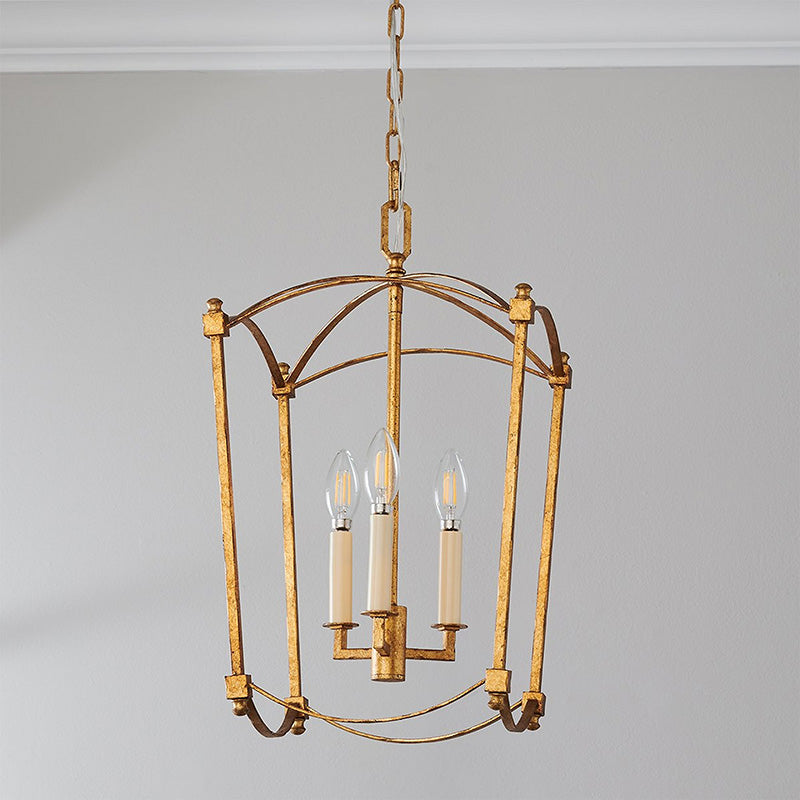 Xenuvyu Modern Minimalist Industrial Black Metal Lantern Pendant Lamp - Neutralighting