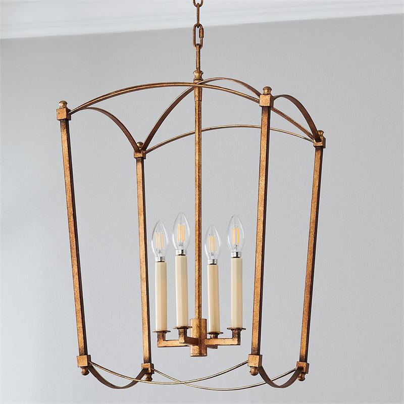 Xenuvyu Modern Minimalist Industrial Black Metal Lantern Pendant Lamp - Neutralighting