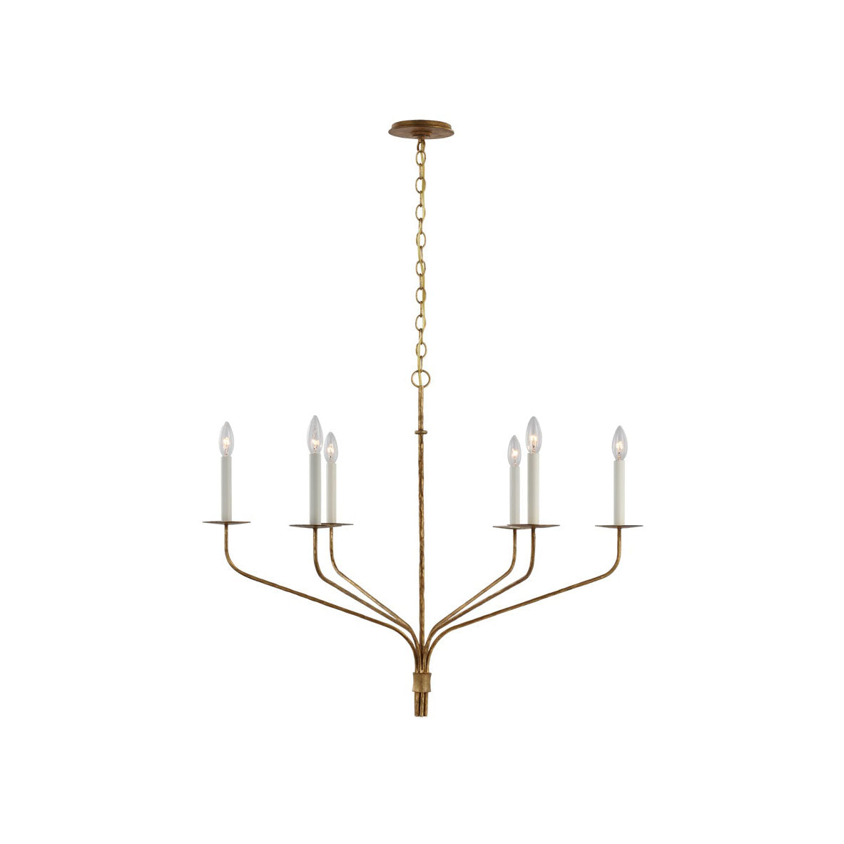 Caeluvyh Vintage Industrial Black Metal Chandelier - Neutralighting