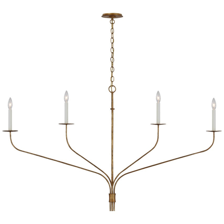 Caeluvyh Vintage Industrial Black Metal Chandelier - Neutralighting