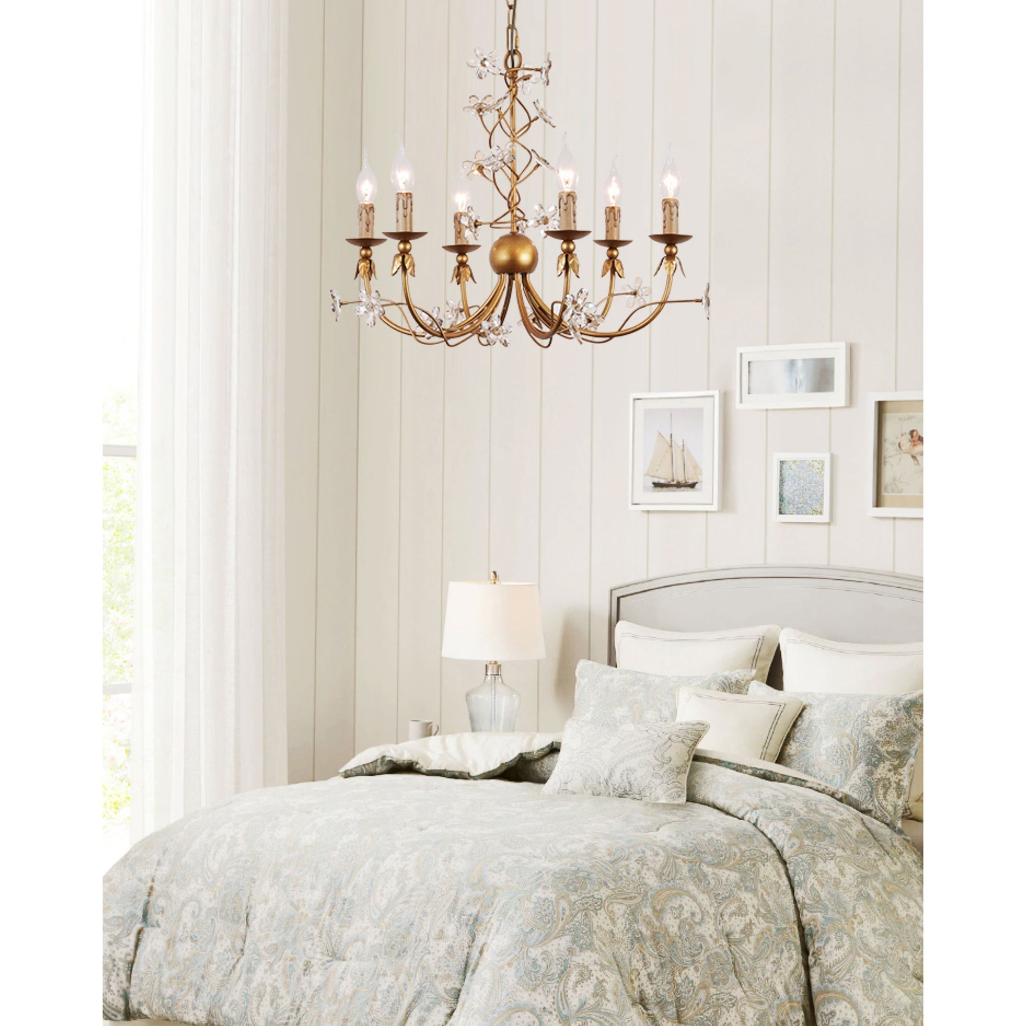 Ornuvyu Postmodern Luxury Clear Metal Crystal Chandelier - Neutralighting