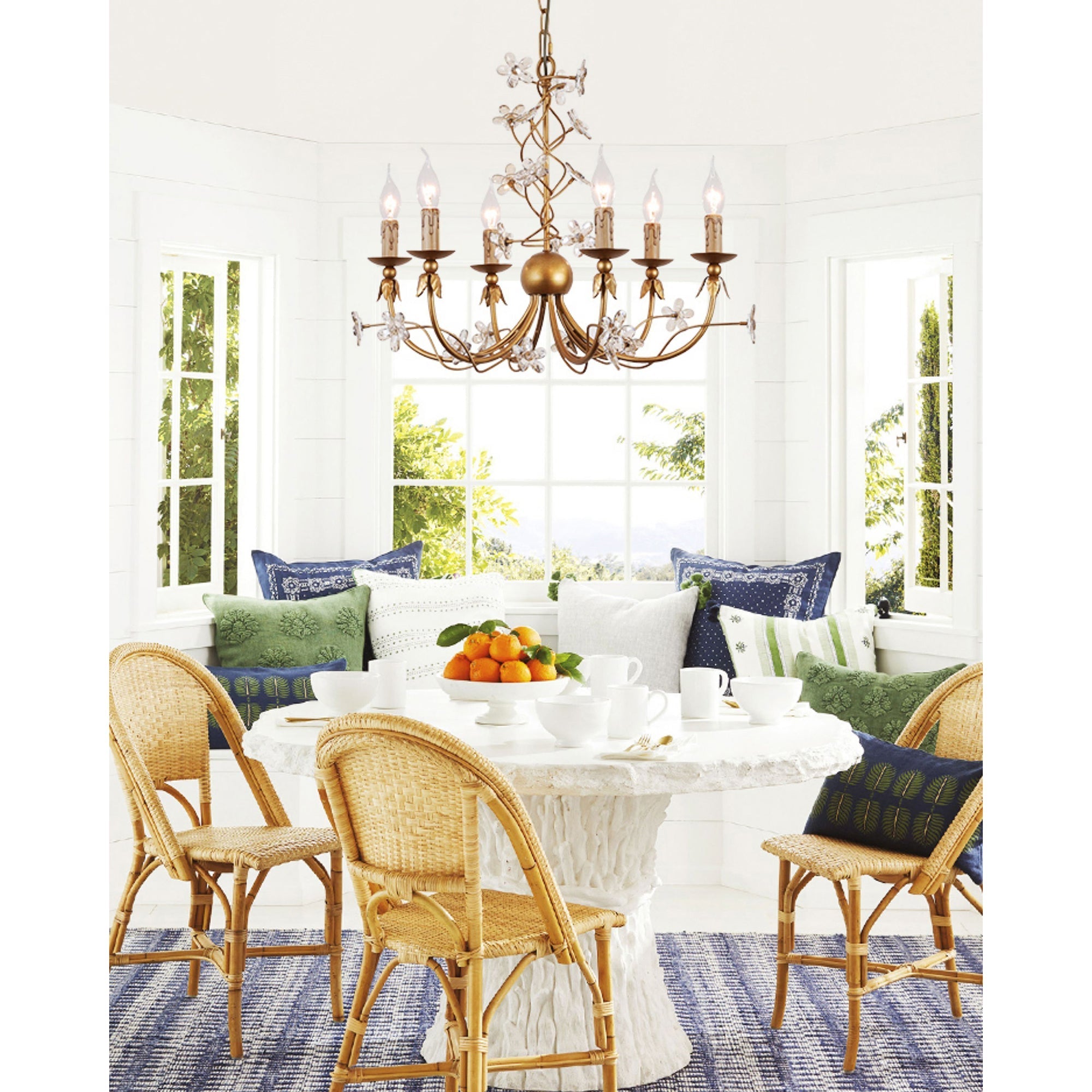 Ornuvyu Postmodern Luxury Clear Metal Crystal Chandelier - Neutralighting