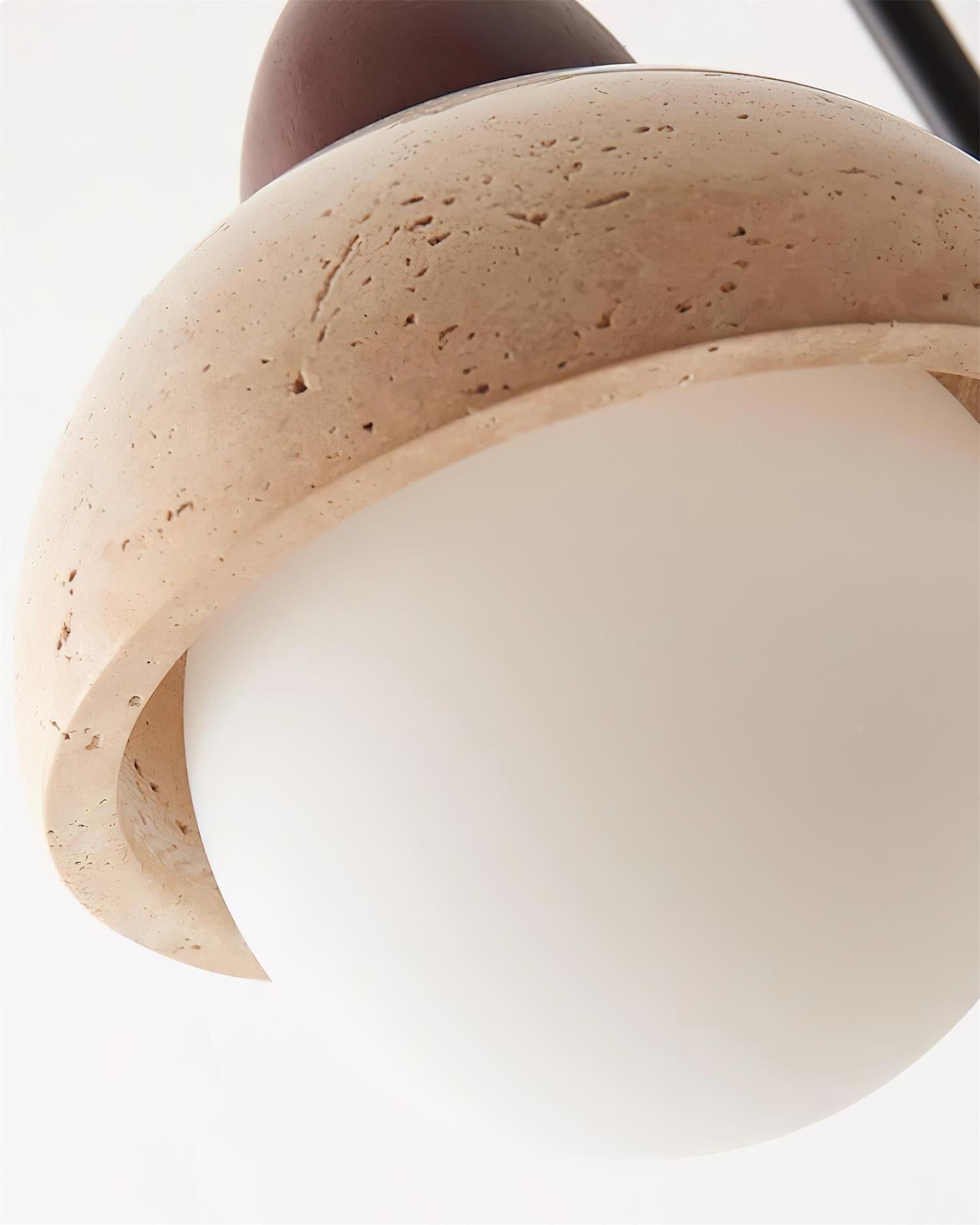Ritta Dome Travertine Wall Lamp - Neutralighting
