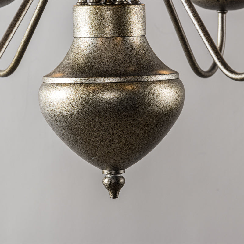 Blikuvyu Vintage Industrial Brass Metal Chandelier - Neutralighting