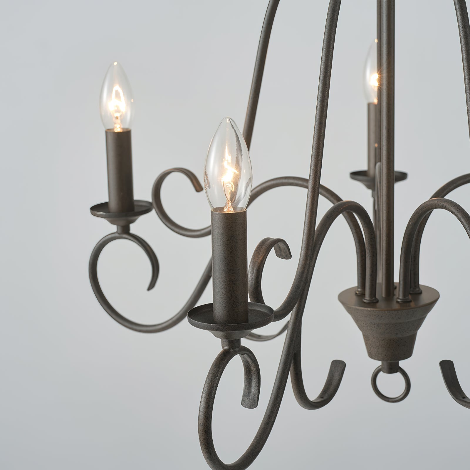 Dvaluvyu Vintage Industrial Metal Chandelier - Neutralighting