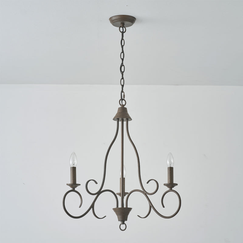 Dvaluvyu Vintage Industrial Metal Chandelier - Neutralighting