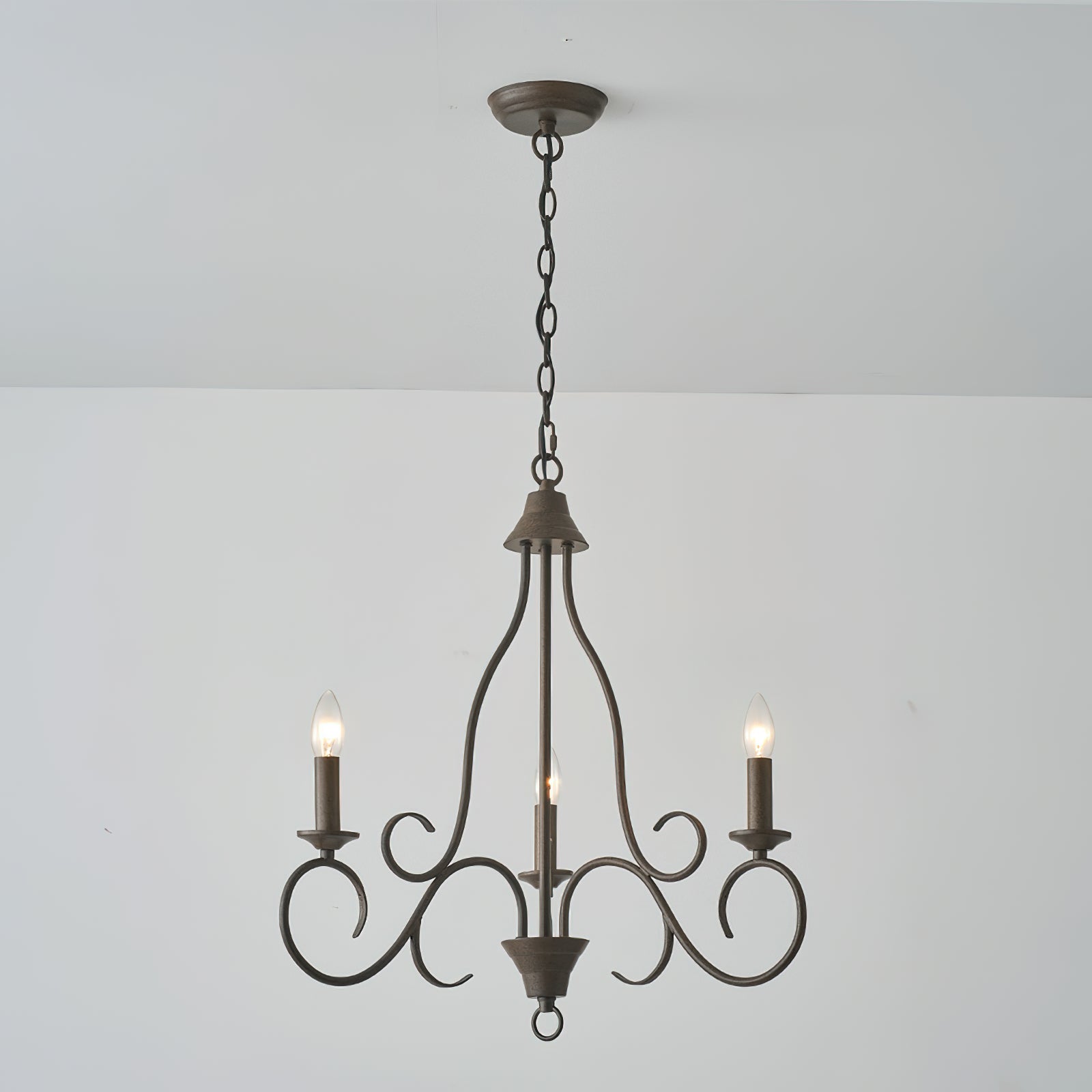 Dvaluvyu Vintage Industrial Metal Chandelier - Neutralighting