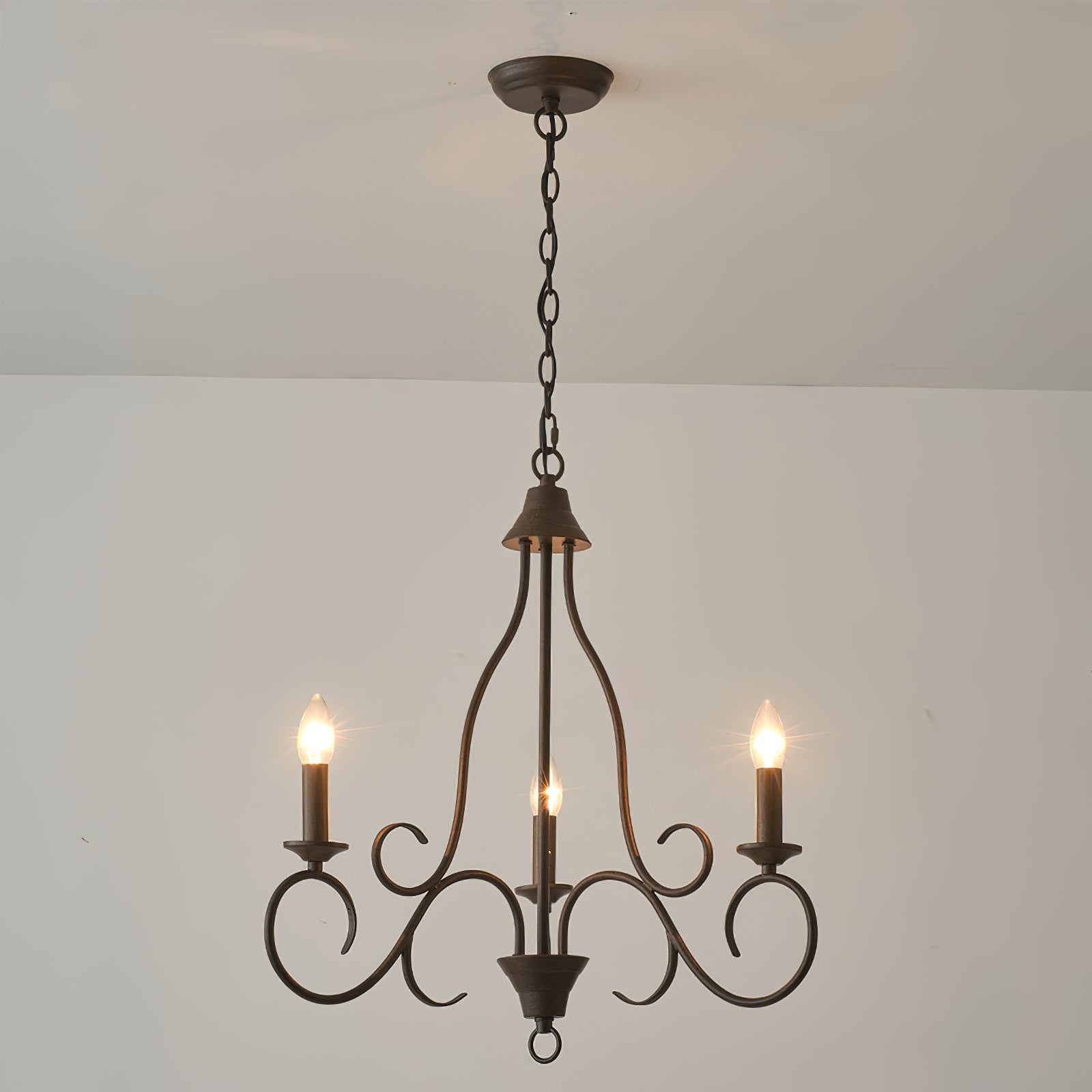 Dvaluvyu Vintage Industrial Metal Chandelier - Neutralighting