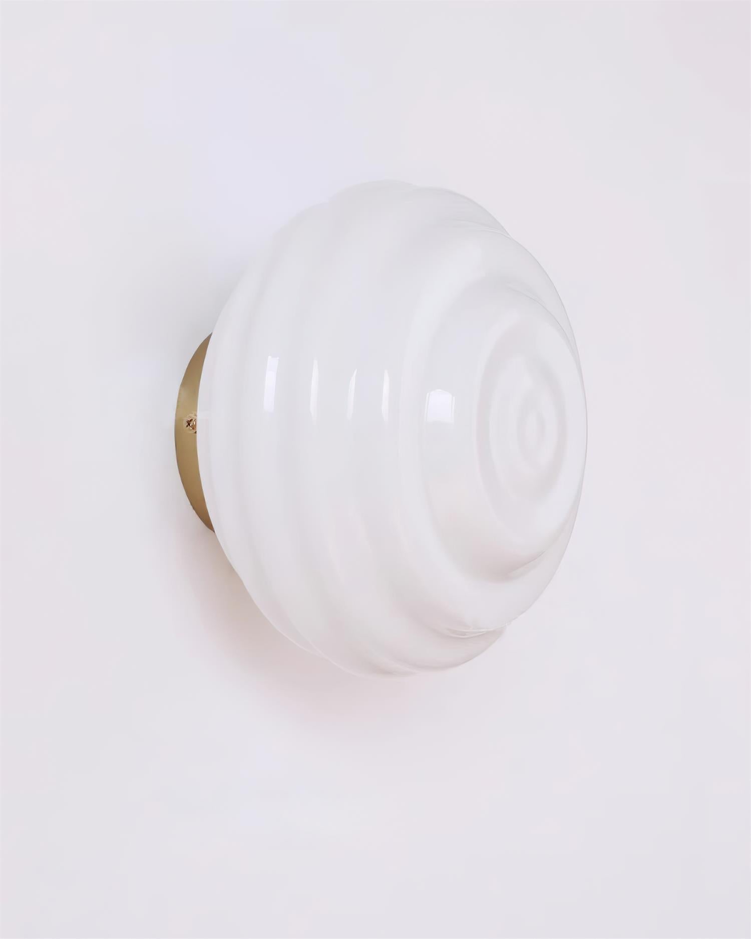 Duvia Rippled Glass Wall Lamp - Neutralighting