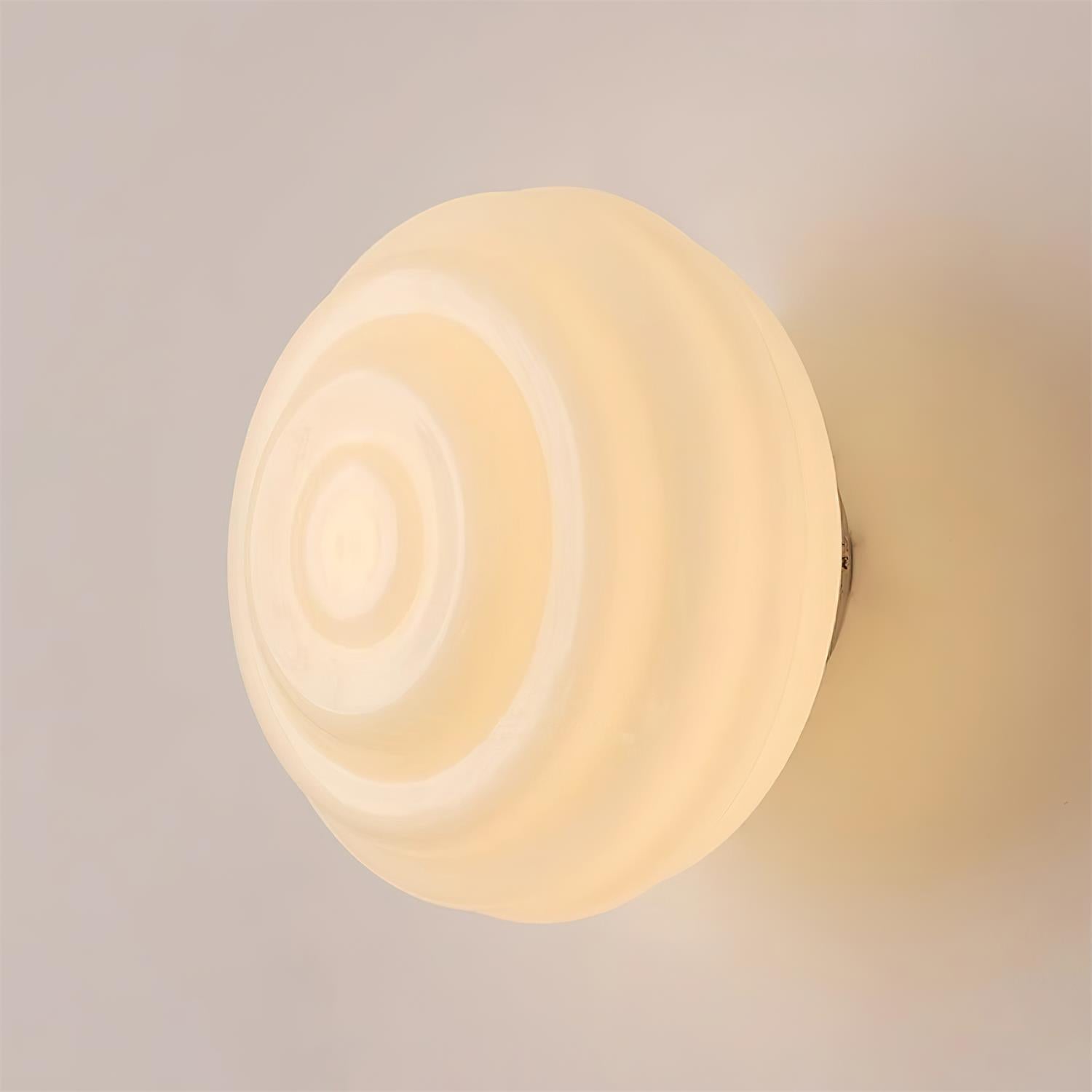 Duvia Rippled Glass Wall Lamp - Neutralighting