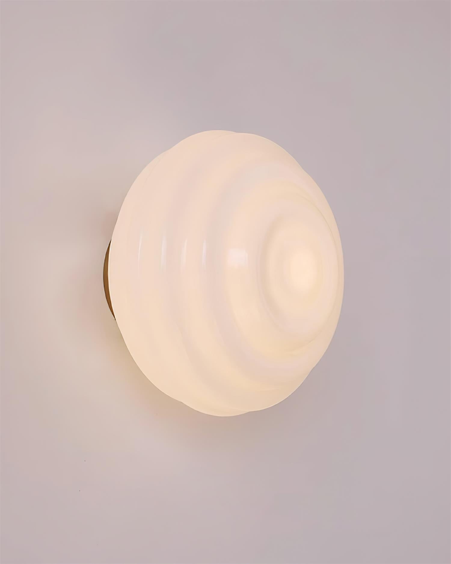 Duvia Rippled Glass Wall Lamp - Neutralighting