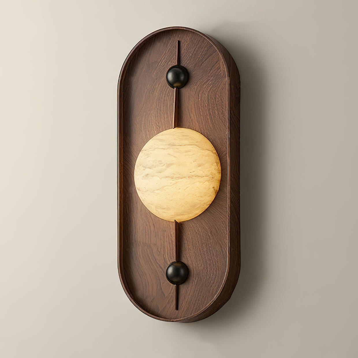 Gloruvyu Individual Creativity Metal Alabaster Wall Lamp - Neutralighting