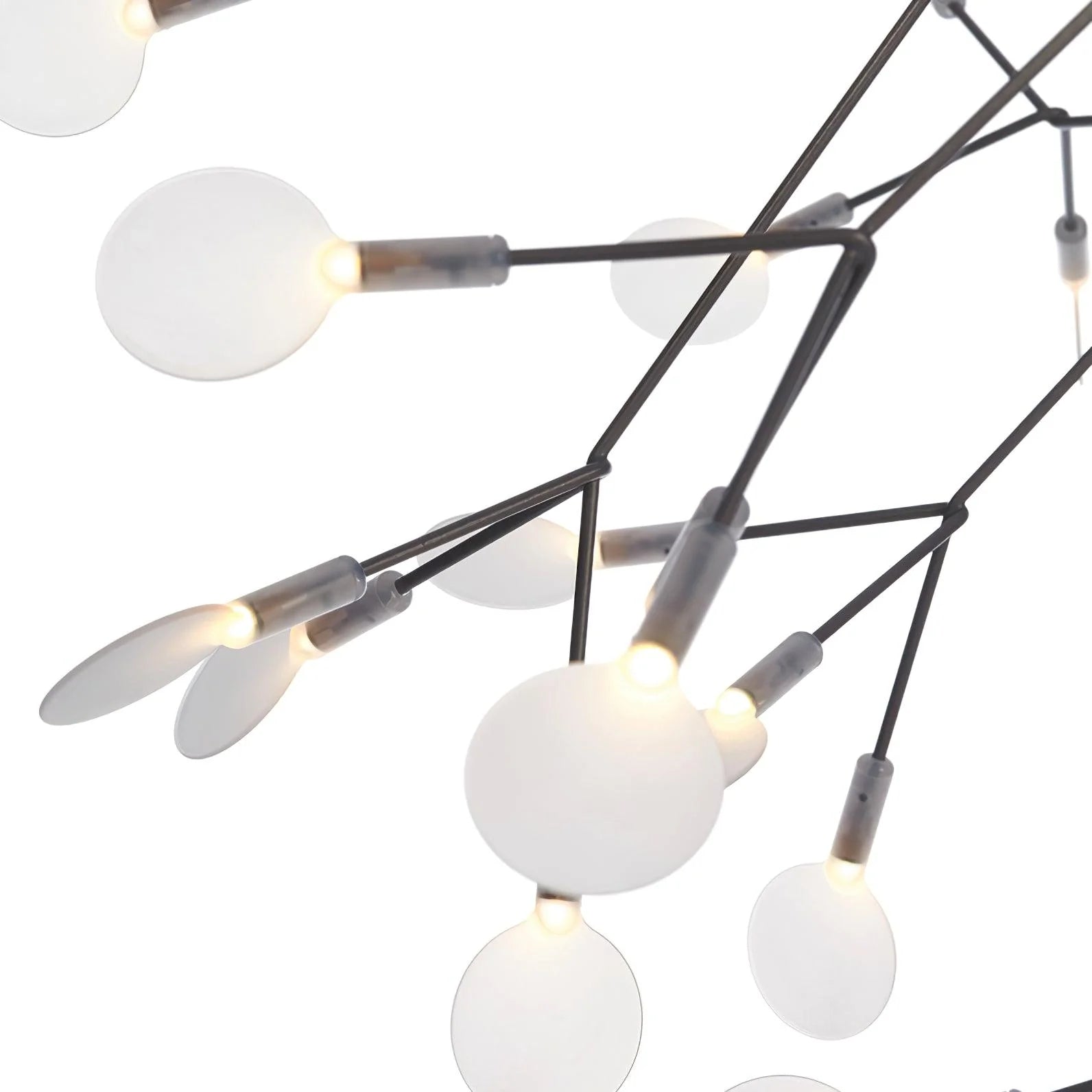 Lior Unique Sputnik Art Deco Firefly Chandelier. Living Room/ Bedroom - Neutralighting