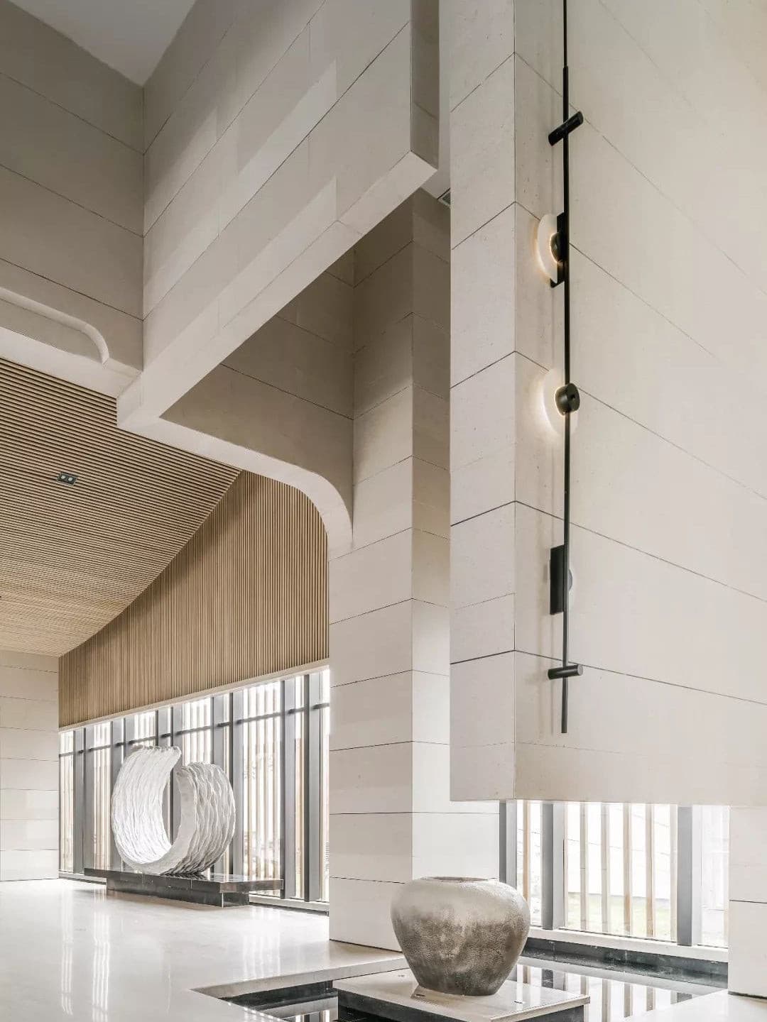 Slender Wall Lamp Alabaster Modern Minimalist - Neutralighting