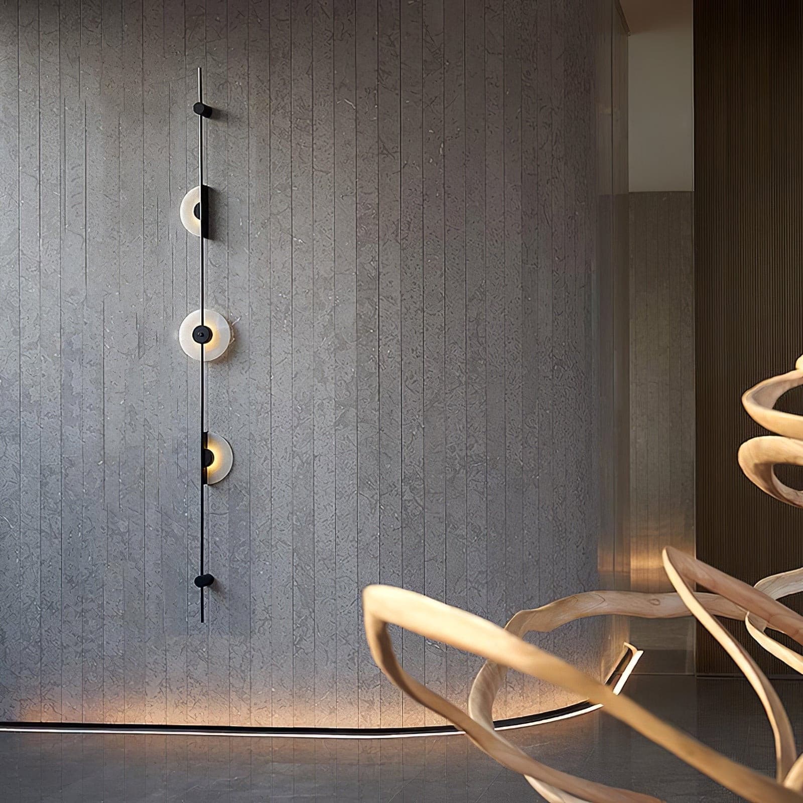 Slender Wall Lamp Alabaster Modern Minimalist - Neutralighting