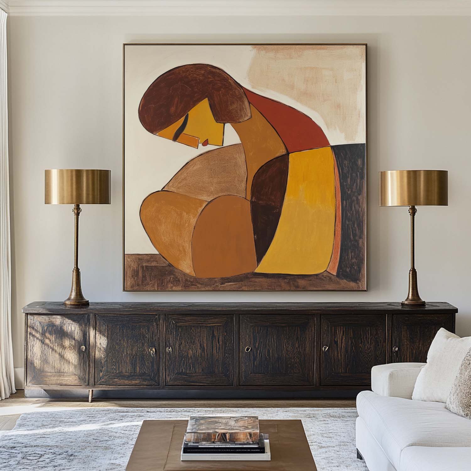 Modern Abstract Painting ABAS268 - Neutralighting