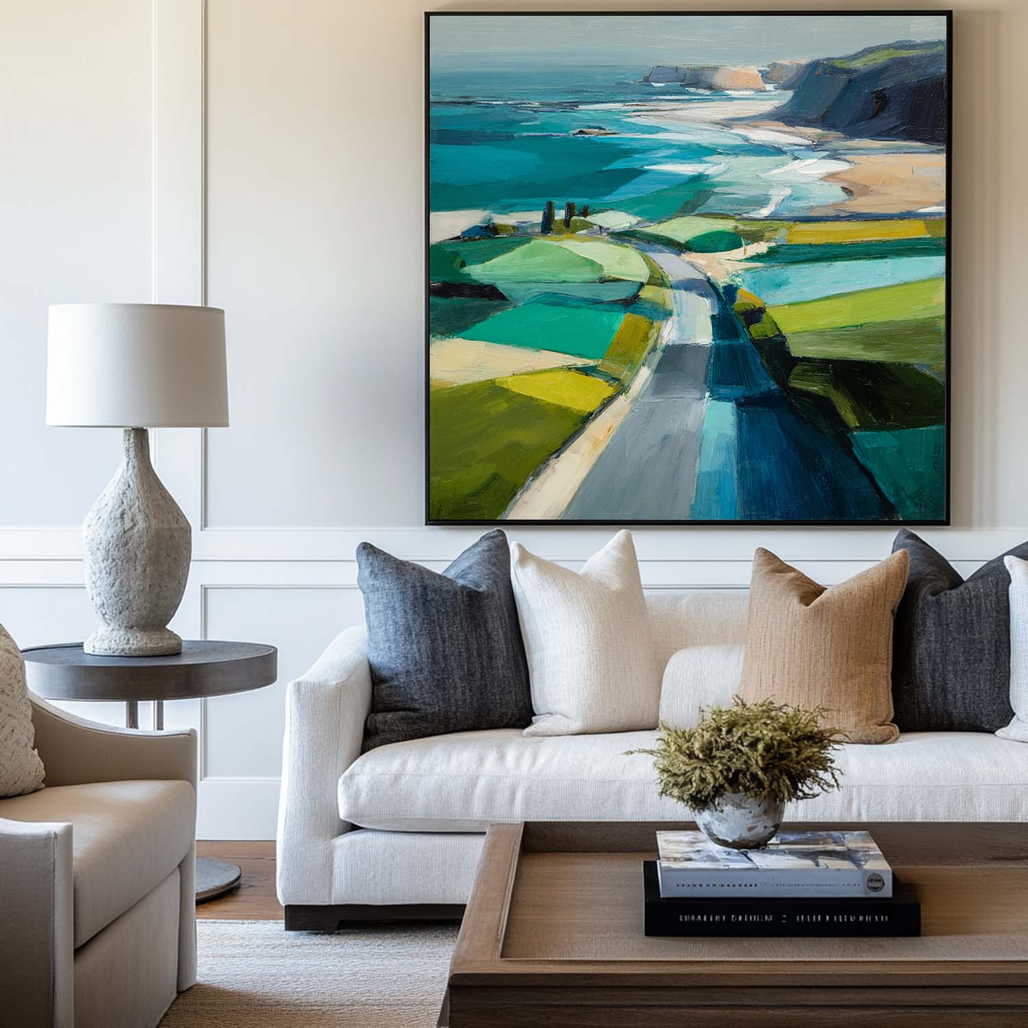 Coastal Serenity Painting ABAS288 - Neutralighting