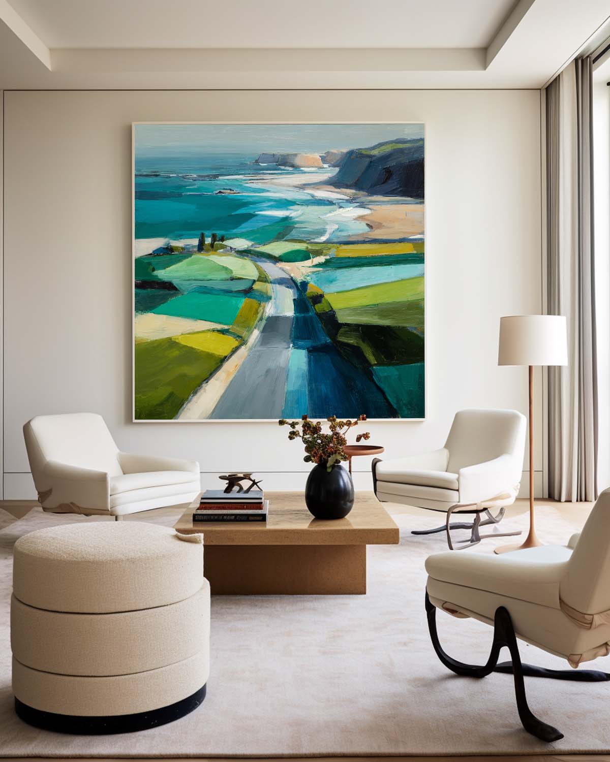 Coastal Serenity Painting ABAS288 - Neutralighting