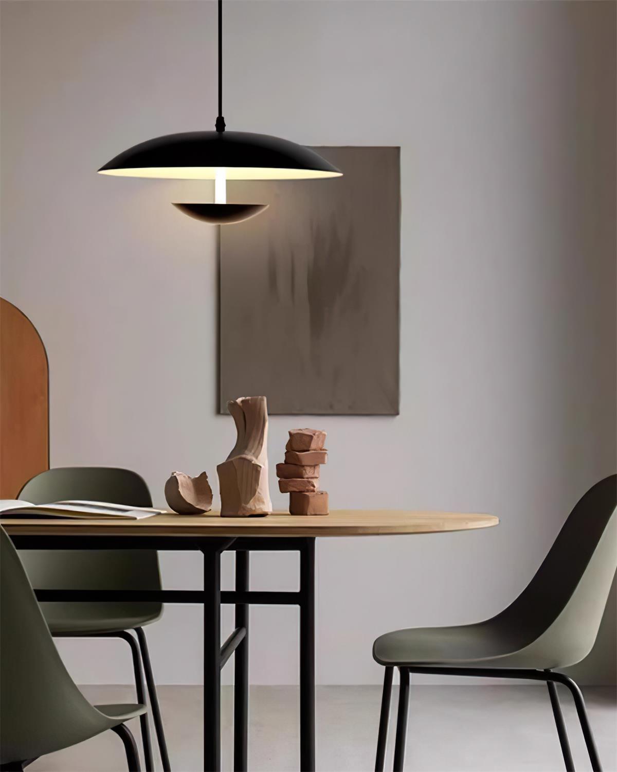 Pylos Minimalist Black Pendant Light - Neutralighting