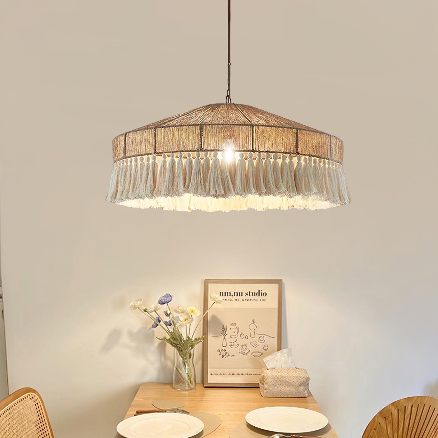 Duvia Bohemian Tassel Chandelier - Neutralighting
