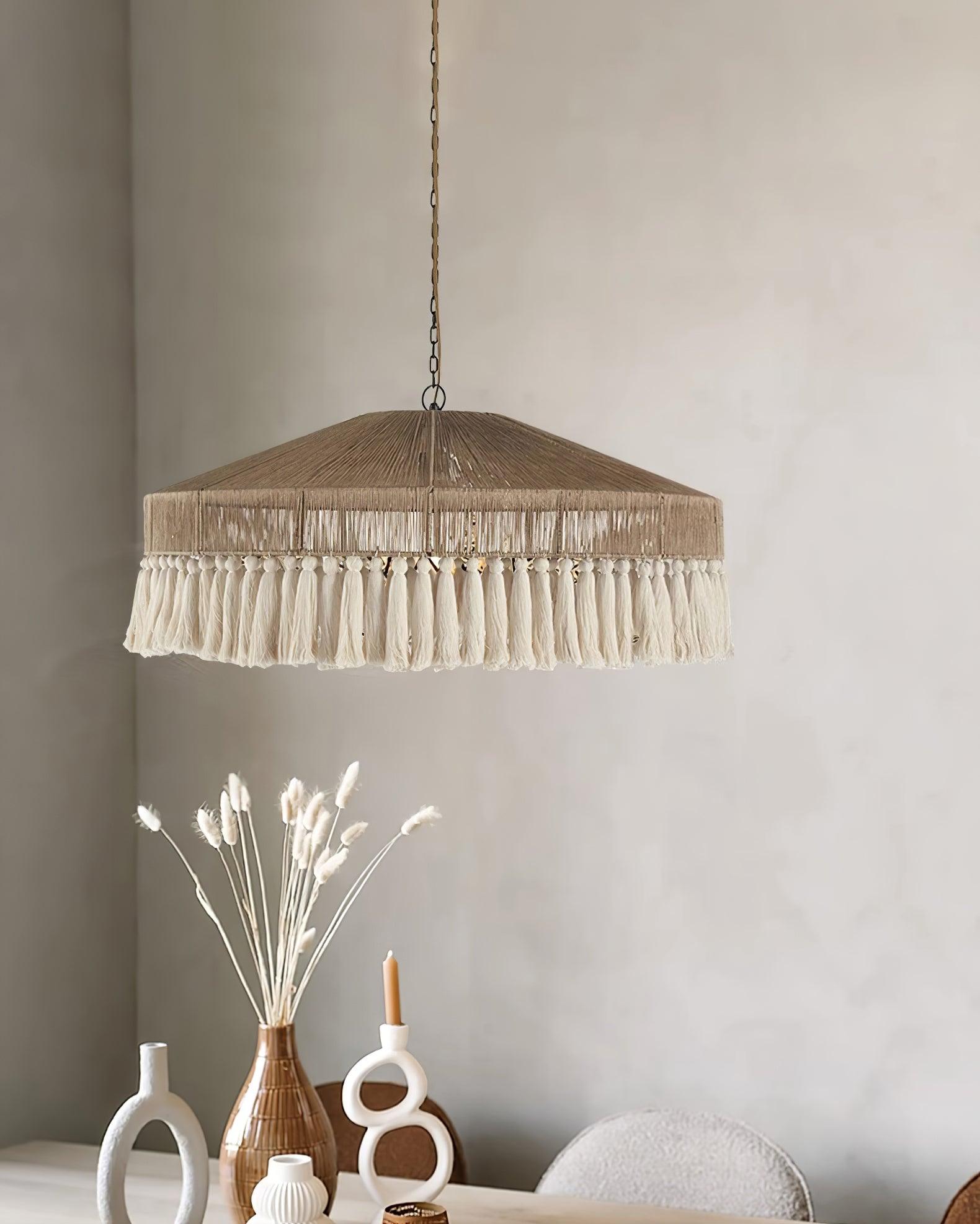 Duvia Bohemian Tassel Chandelier - Neutralighting