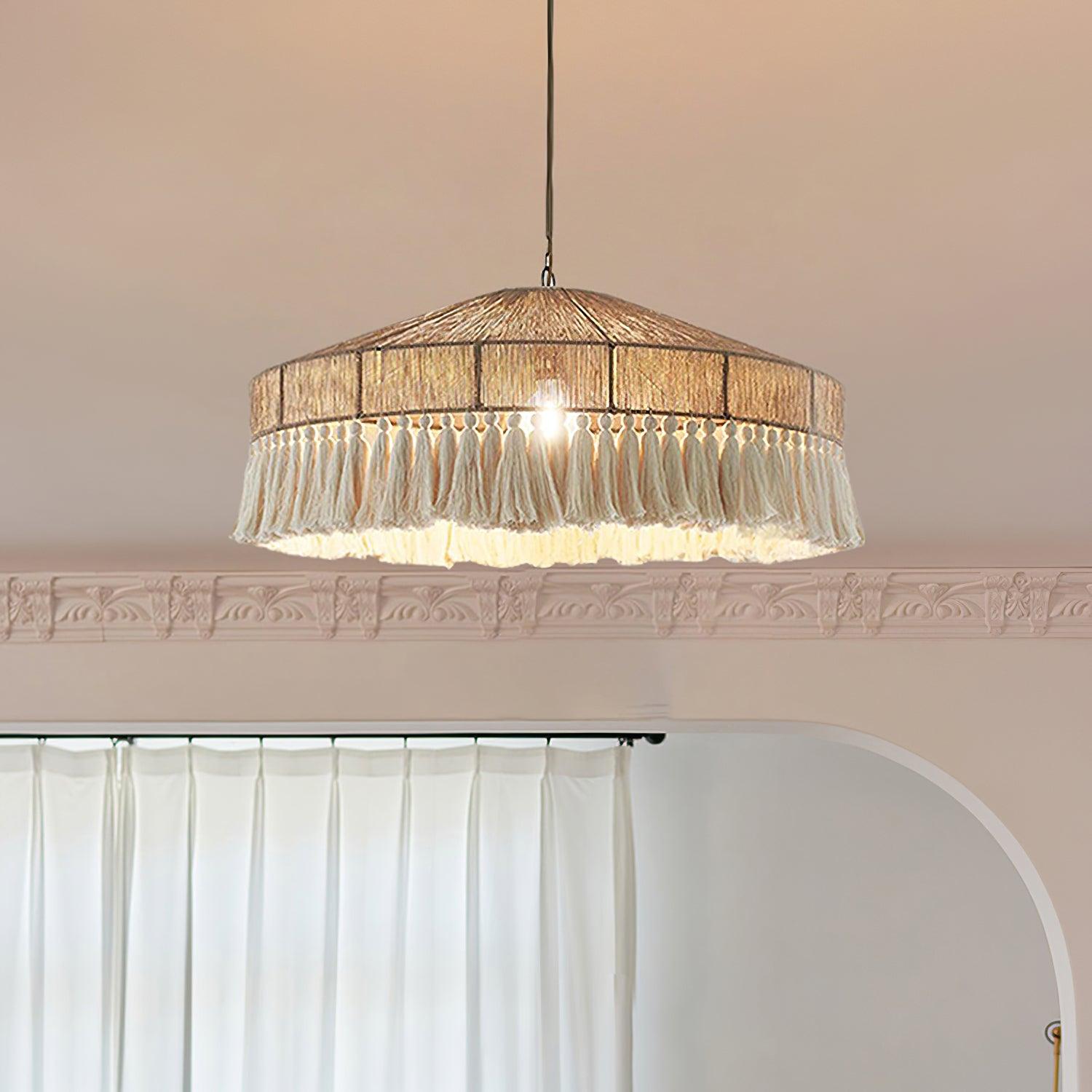 Duvia Bohemian Tassel Chandelier - Neutralighting