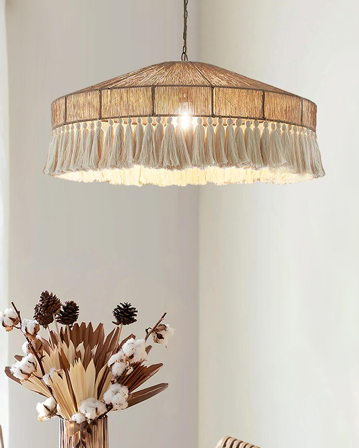 Duvia Bohemian Tassel Chandelier - Neutralighting