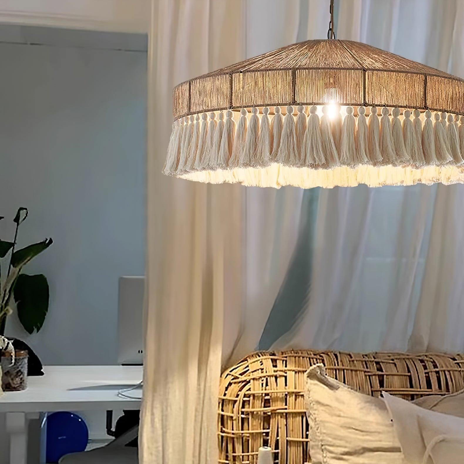 Duvia Bohemian Tassel Chandelier - Neutralighting