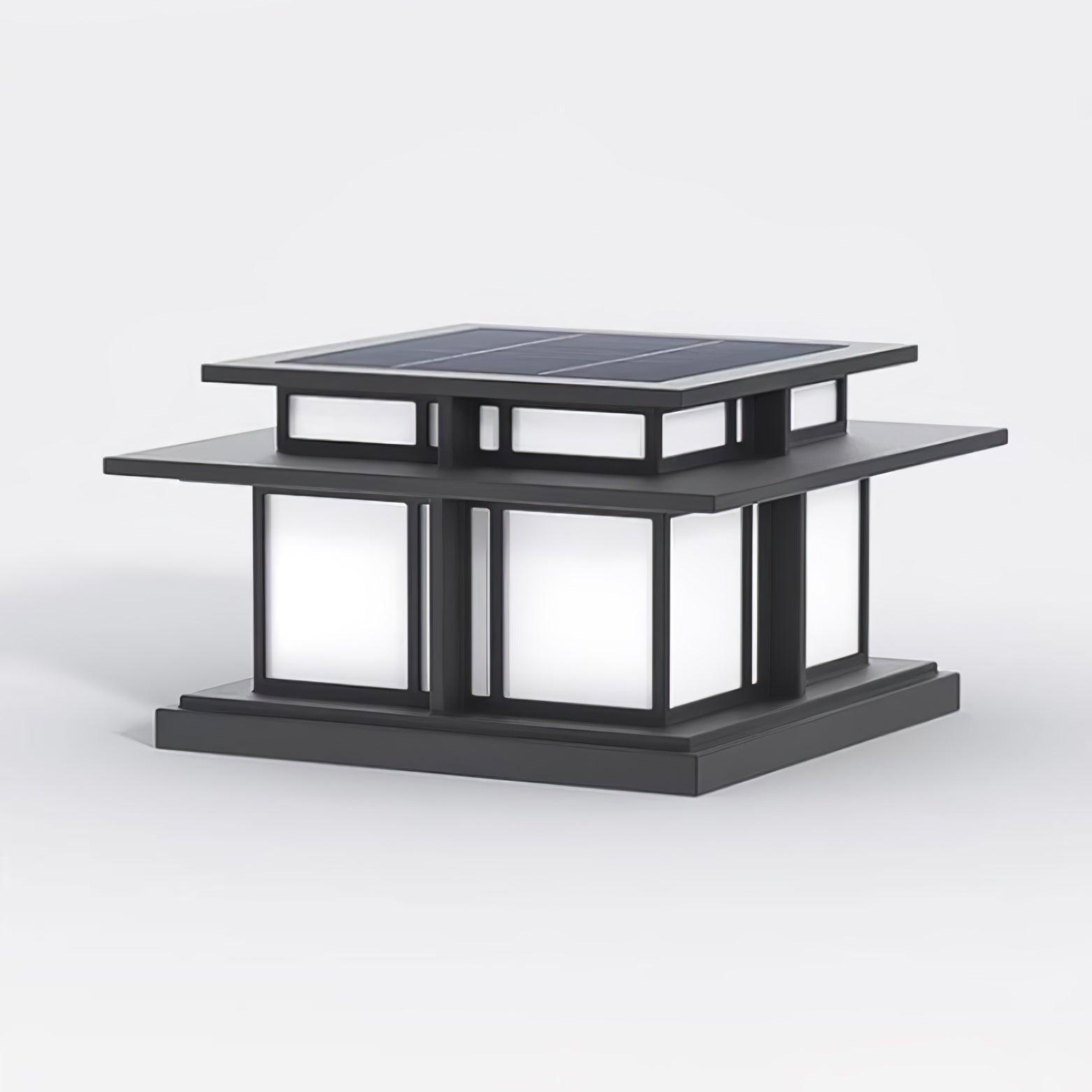 Milo Pillar Solar /HardWire Outdoor Light - Neutralighting