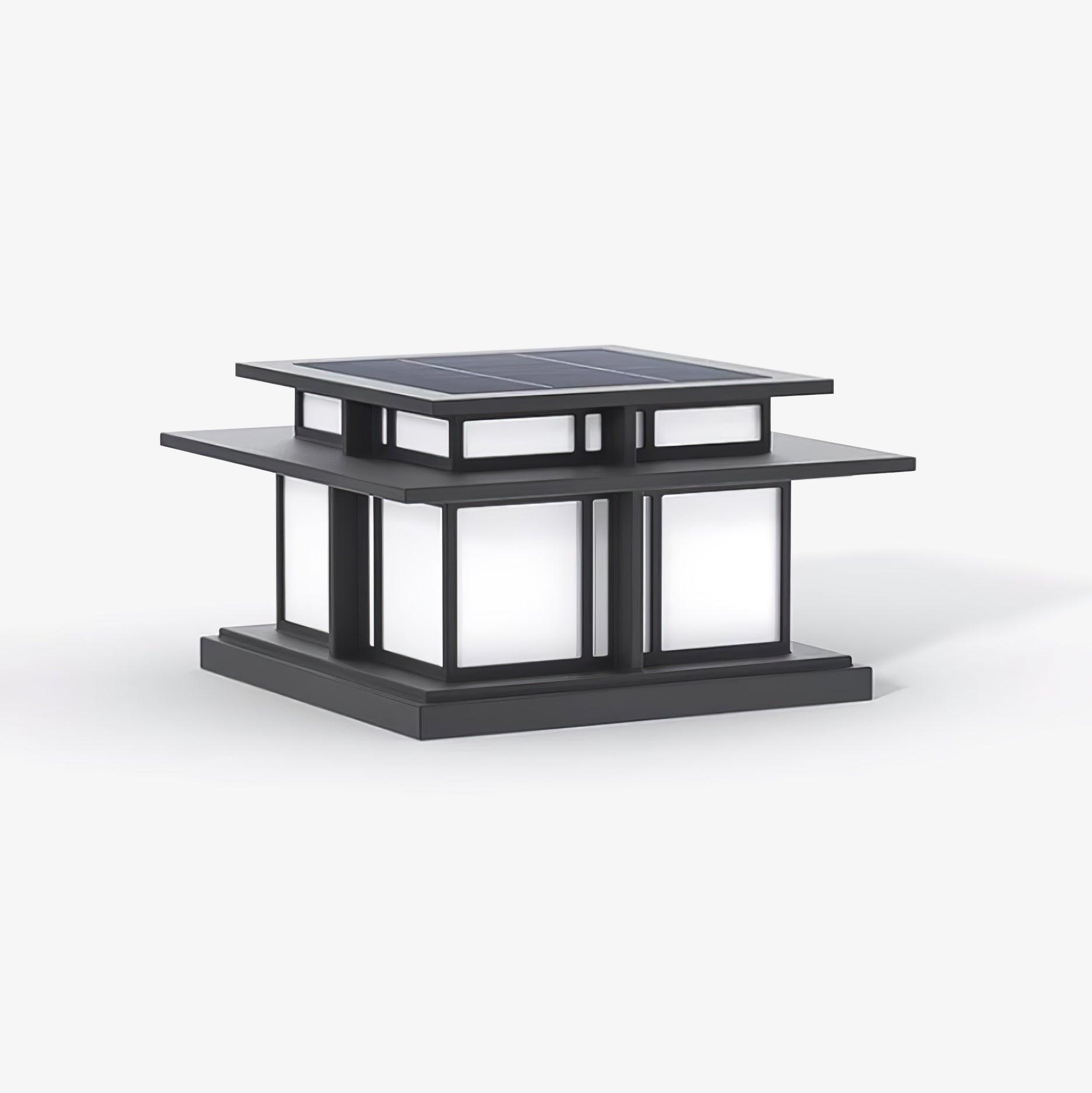 Milo Pillar Solar /HardWire Outdoor Light - Neutralighting