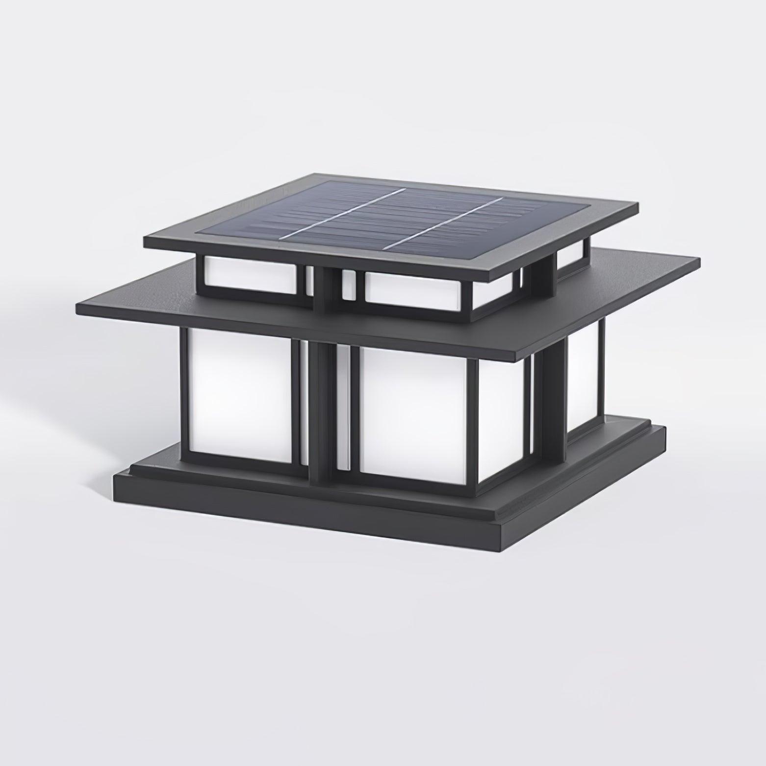Milo Pillar Solar /HardWire Outdoor Light - Neutralighting