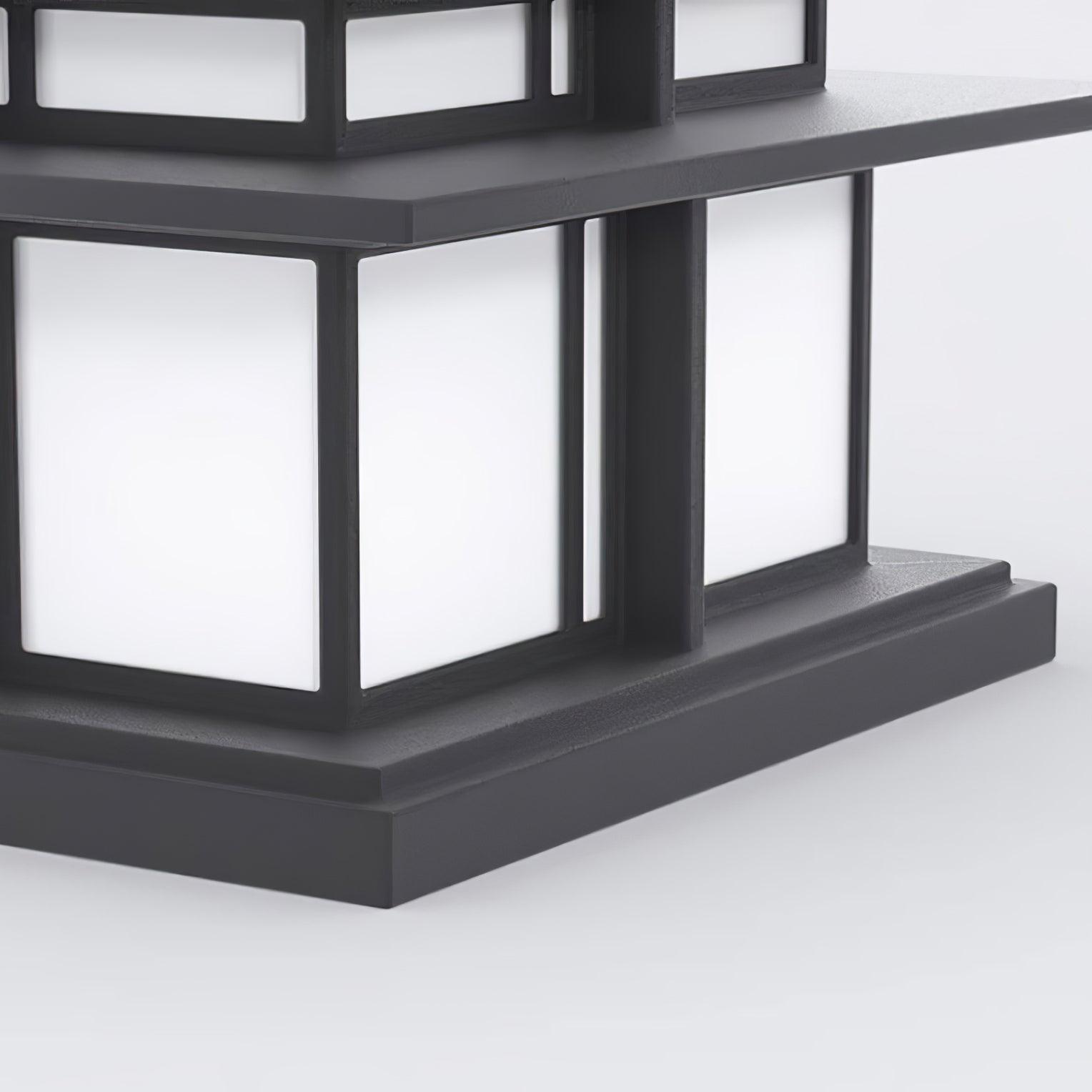 Milo Pillar Solar /HardWire Outdoor Light - Neutralighting