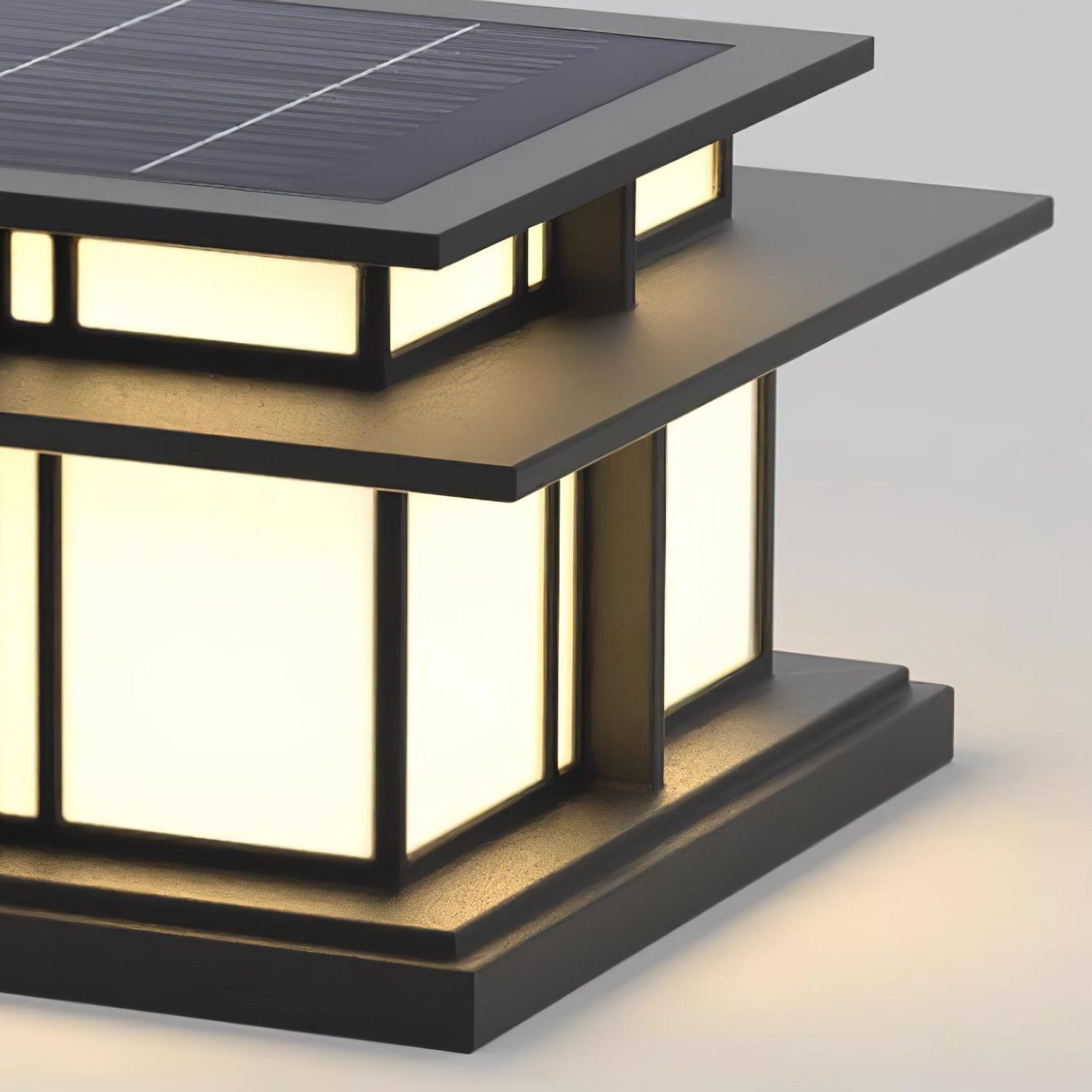 Milo Pillar Solar /HardWire Outdoor Light - Neutralighting