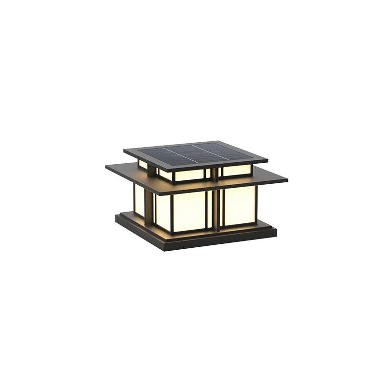 Milo Pillar Solar /HardWire Outdoor Light - Neutralighting