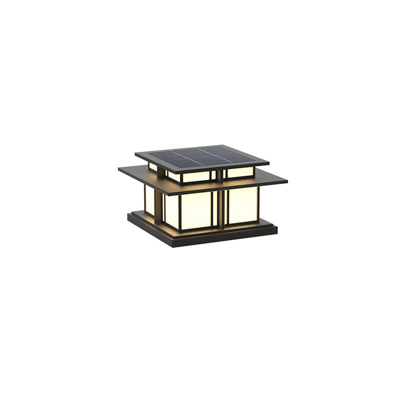 Milo Pillar Solar /HardWire Outdoor Light - Neutralighting
