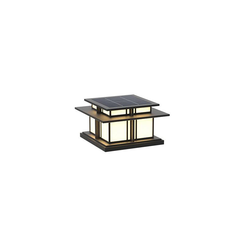 Milo Pillar Solar /HardWire Outdoor Light - Neutralighting