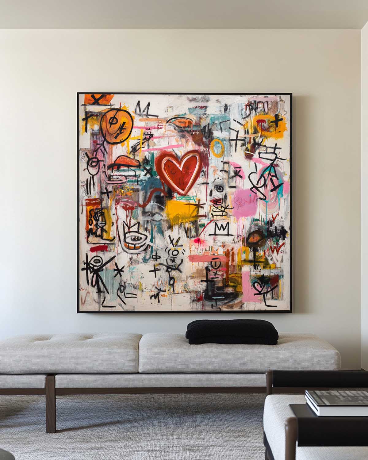 Modern Graffiti Texture Painting ABAS316 - Neutralighting