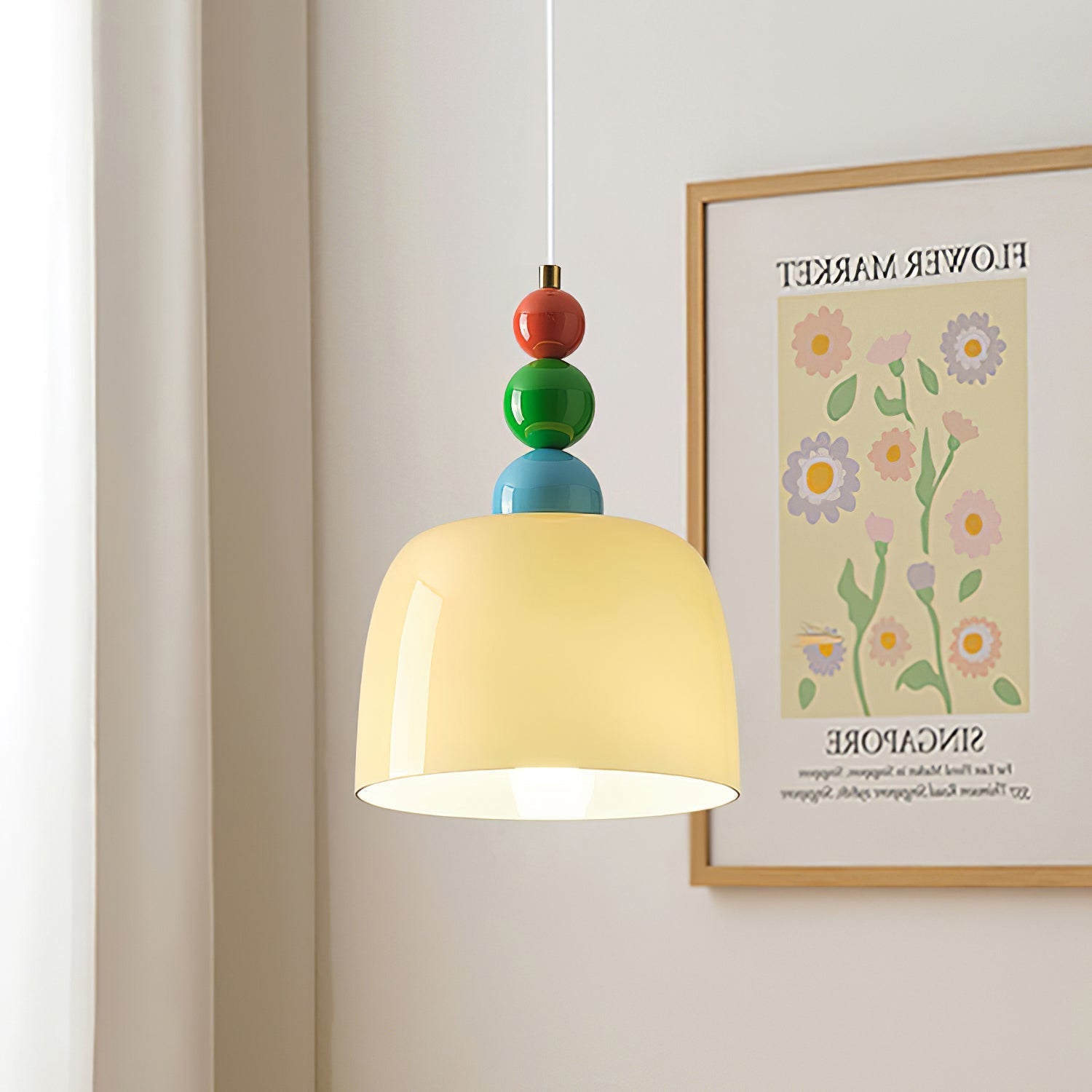 Pavine Colorful Beaded Plug-In Pendant Lamp - Neutralighting